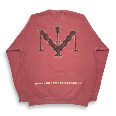 BOOTLEG CREW SWEAT(7SINS)FADED SPOT