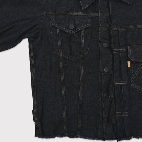 Deconstructed Denim Trucker(KOJIMA) INDIGO