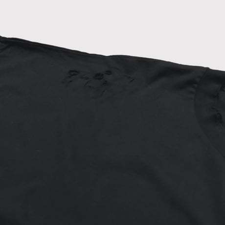 Damaged Tunic With Pocket(OVER DYED) BLACK