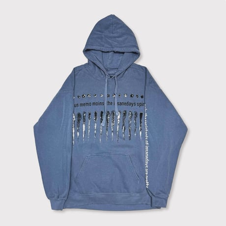 BOOTLEG HOODIE(BLACK SHINE)STAIN