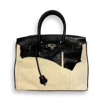 TIMELESS MOINS BAG COMBINATION(VINTAGE GERMAN CANVAS)BLACK