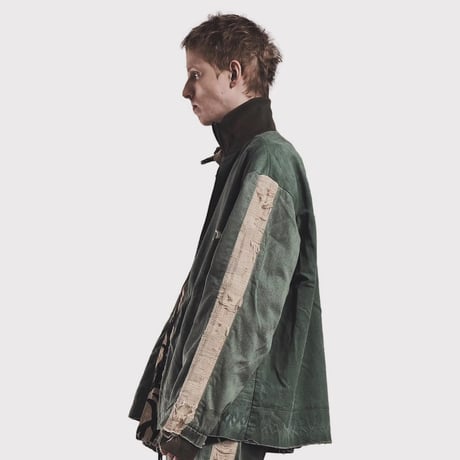 Truck Jacket (VINTAGE US ARMY LAUNDRY BAG)
