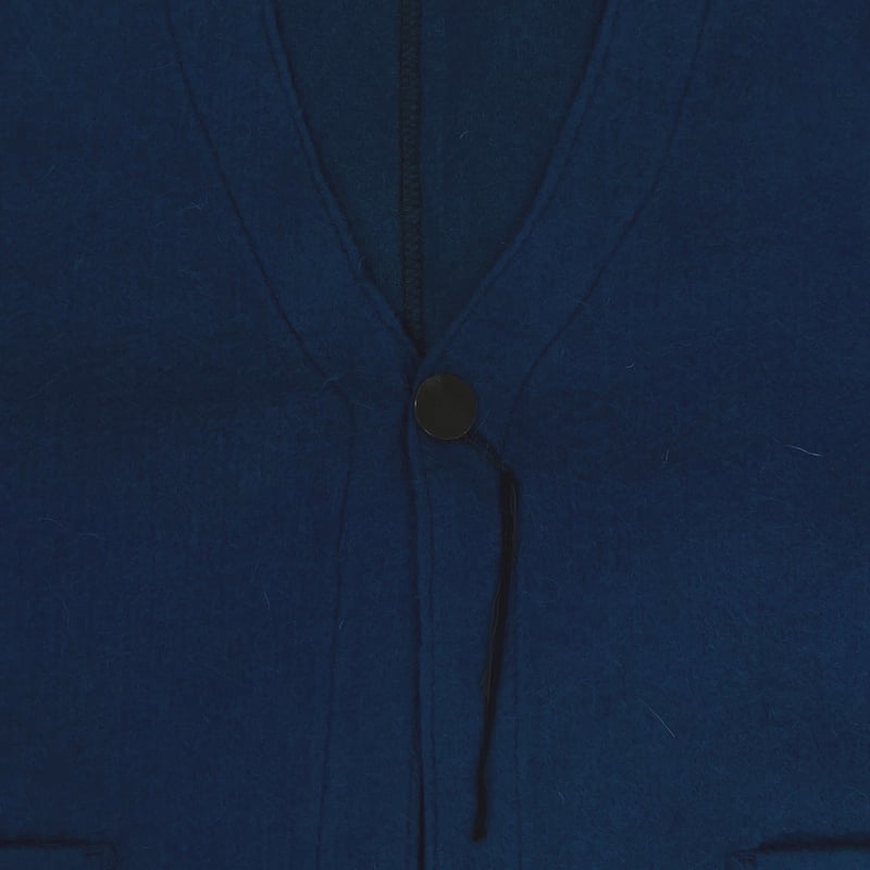 Cut Off 1B Cardigan(NEEDLE SHAGGY MOHAIR)KLEIN
