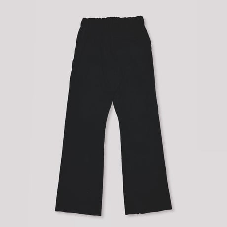 Destroy Twist Easy Pants(HIGH GAUGE RIB KNIT)BLACK