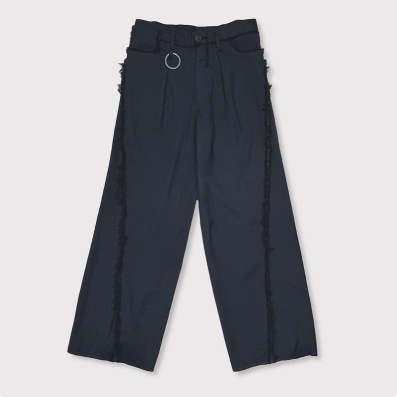 パンツ Slash Seam Twist Wide Trousers Slash Seam Twist Wide Trousers(VIRGIN WOOL)PLAI