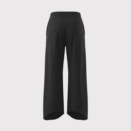 Home Trousers With Night-Cut(AGED TWILL) BLACK
