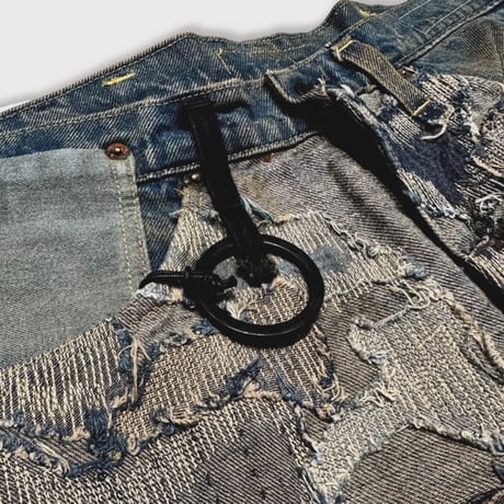 100 YEARS WORK FLARE JEANS INSIDE-OUT (517a)