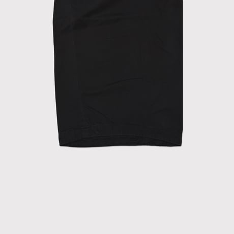 Wrapped Work Trousers With Night-Cut(AGED TWILL) BLACK