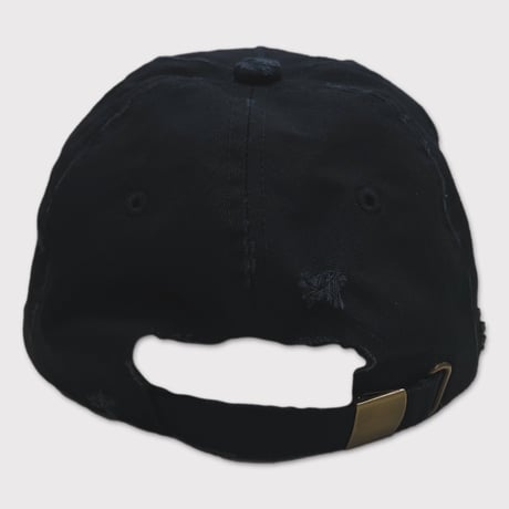 Bootleg Cap With Damaged(BOX) WASHED BLACK