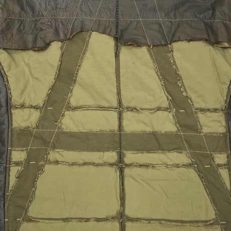 Rustic Edged DAS Parka(VEGETABLE DYED NYLON) OLIVE
