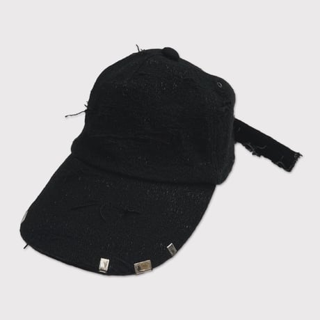 Reinforced Baseball Cap(100YEARS DENIM) BLACK