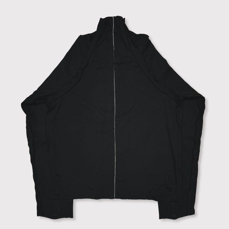 High-Neck Cotton Logo Knit With Damaged(HIGH GA