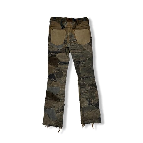 100 YEARS WORK FLARE JEANS INSIDE-OUT (517b)