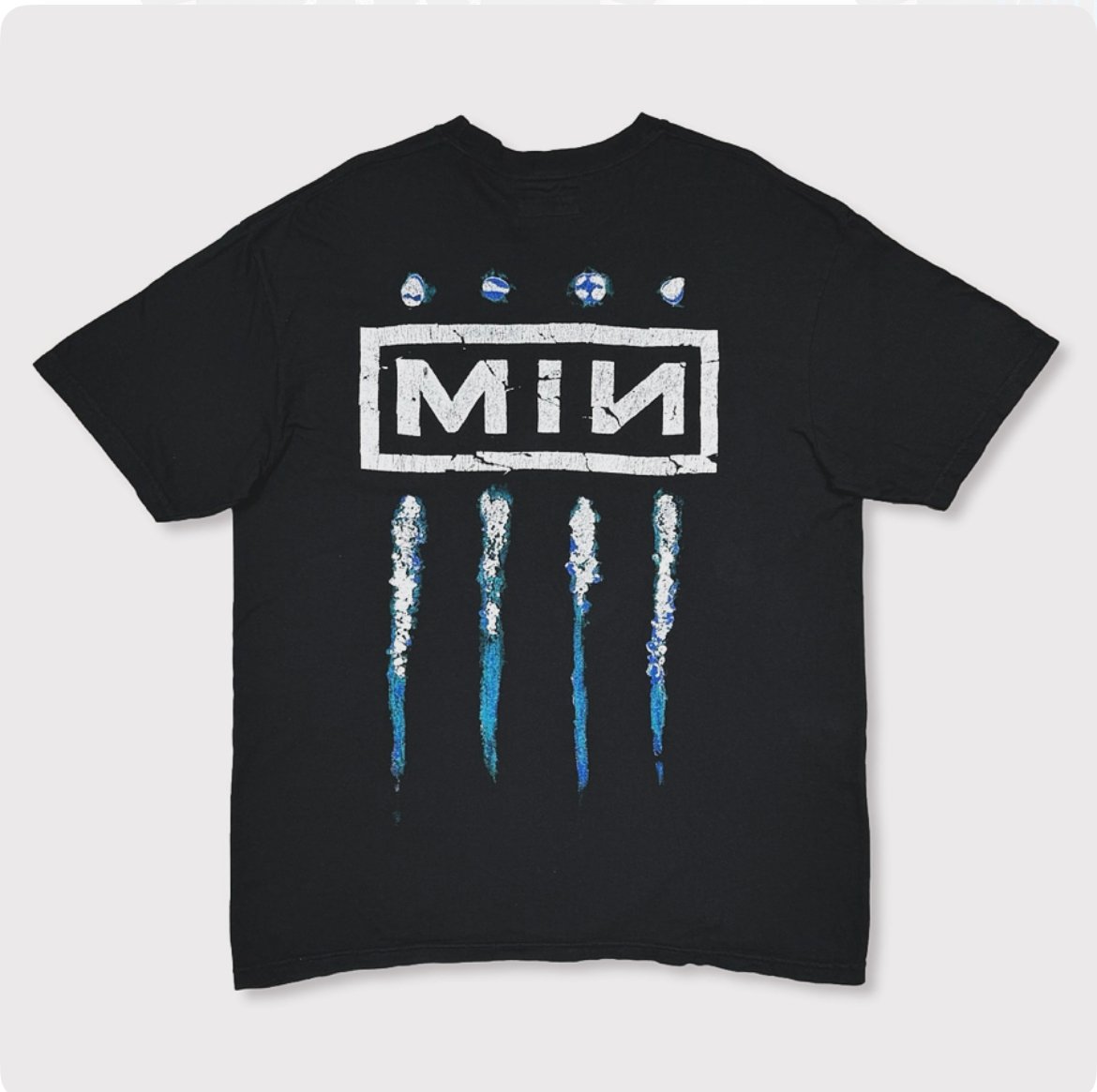 BOOTLEG TEE(SHINE)5YEARS BLACK | MINUS OFFICIAL