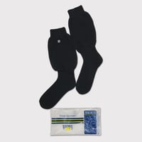 TIMELESS x WHIMSY Logo Socks(LOOSE FIT) BLACK