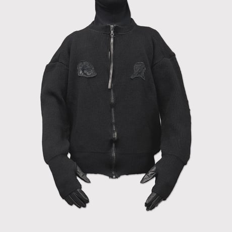 Love Knit Jumper(SWEDISH ARMY VINTAGE)BLACK
