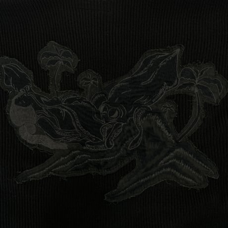 Love Knit Jumper(SWEDISH ARMY VINTAGE)BLACK