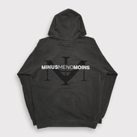 トップス minus BOOTLEG CREW SWEAT DAGED BLACK ー］Minus(マイナス)のBOOTLEG Crew Sweat with DAMAGED