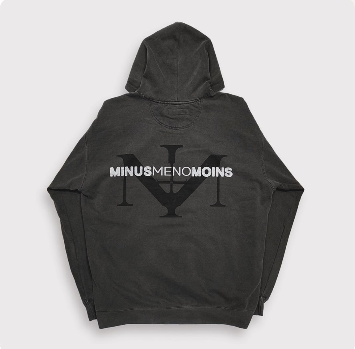 BOOTLEG HOODIE(SIN)AGED BLACK | MINUS OFFICIAL