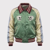 x A PUZZLING HOME Souvenir Love Jacket(TWO FACE) OFF