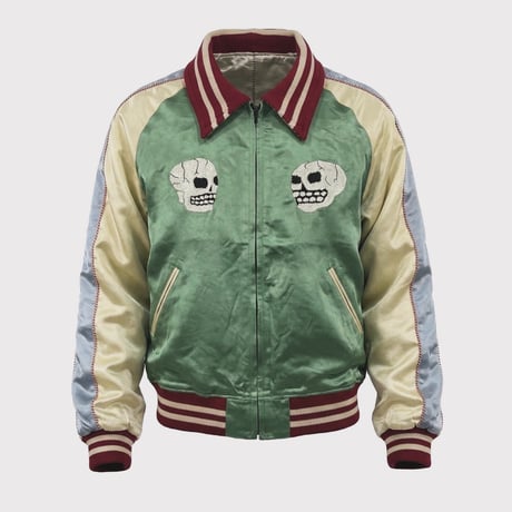 x A PUZZLING HOME Souvenir Love Jacket(TWO FACE) OFF