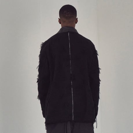 Rustic Collar Chore Jacket Boro Crust(NOIR)