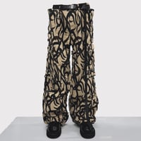 Tribal Camouflage Slash Seam HBT Cargo DUST(AGED TWILL)