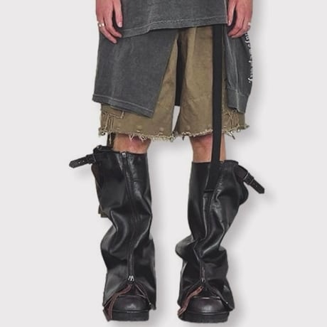 Slash Seam Twist Cargo Pants(AGED TWILL) SAND