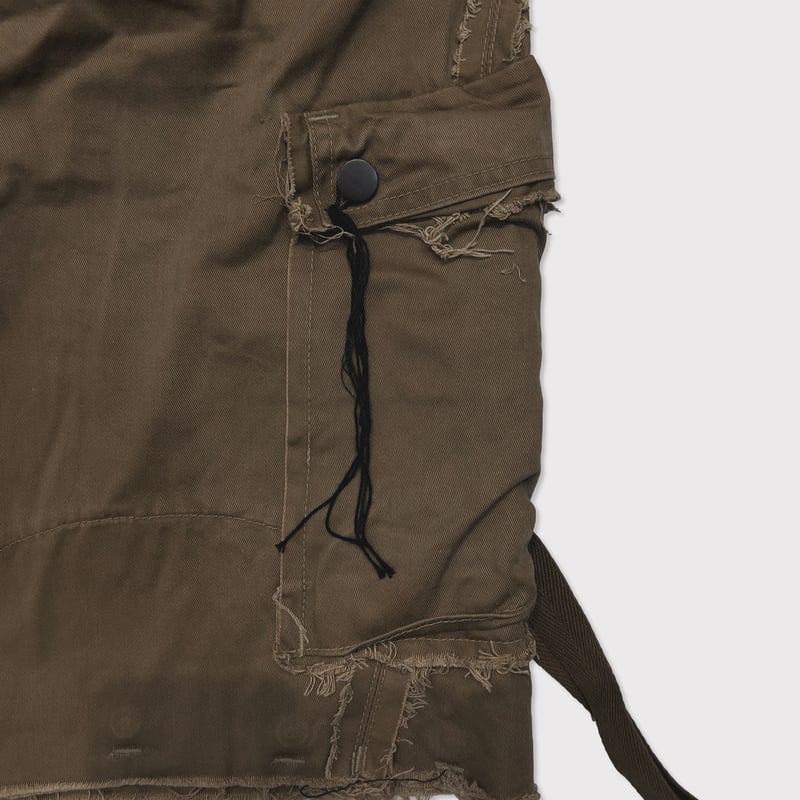 Slash Seam Twist Cargo Pants(AGED TWILL) SAND |