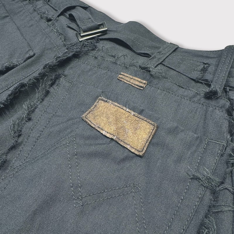 Slash Seam Twist Wide Trousers(VIRGIN WOOL)PLAI