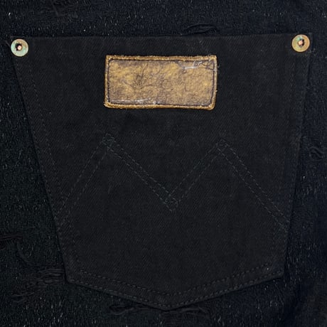 Twist Seam Lot.20617 R&D(100YEARS DENIM) BLACK