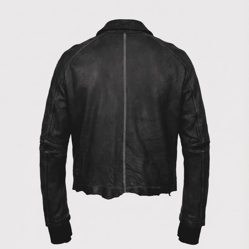 Skin Jacket(VEGETABLE TANNING PIG LEATHER) BLAC