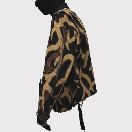 Slash Seam Detroit Jacket NOIR(SHADOW ASAT) DUST BLACK