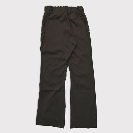 Destroy Twist Easy Pants(HIGH GAUGE RIB KNIT)OLIVE
