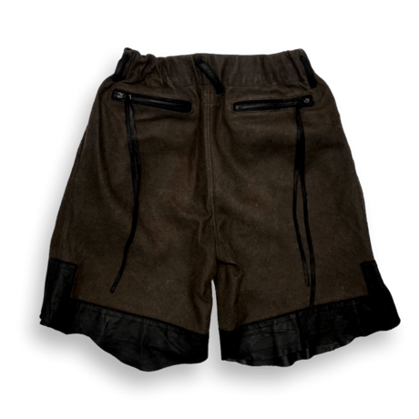 TIMELESS BOXER'S SHORT (TEMPORARY SKIN WASHI LEATHER & SPANISH LAMB LEATHER)