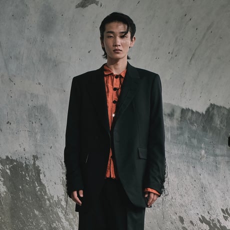 Dirty Marks Tailored Jacket(NOIR) BLACK