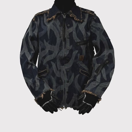 Slash Seam Detroit Jacket DUST INDIGO(SHADOW ASAT) DUST INDIGO