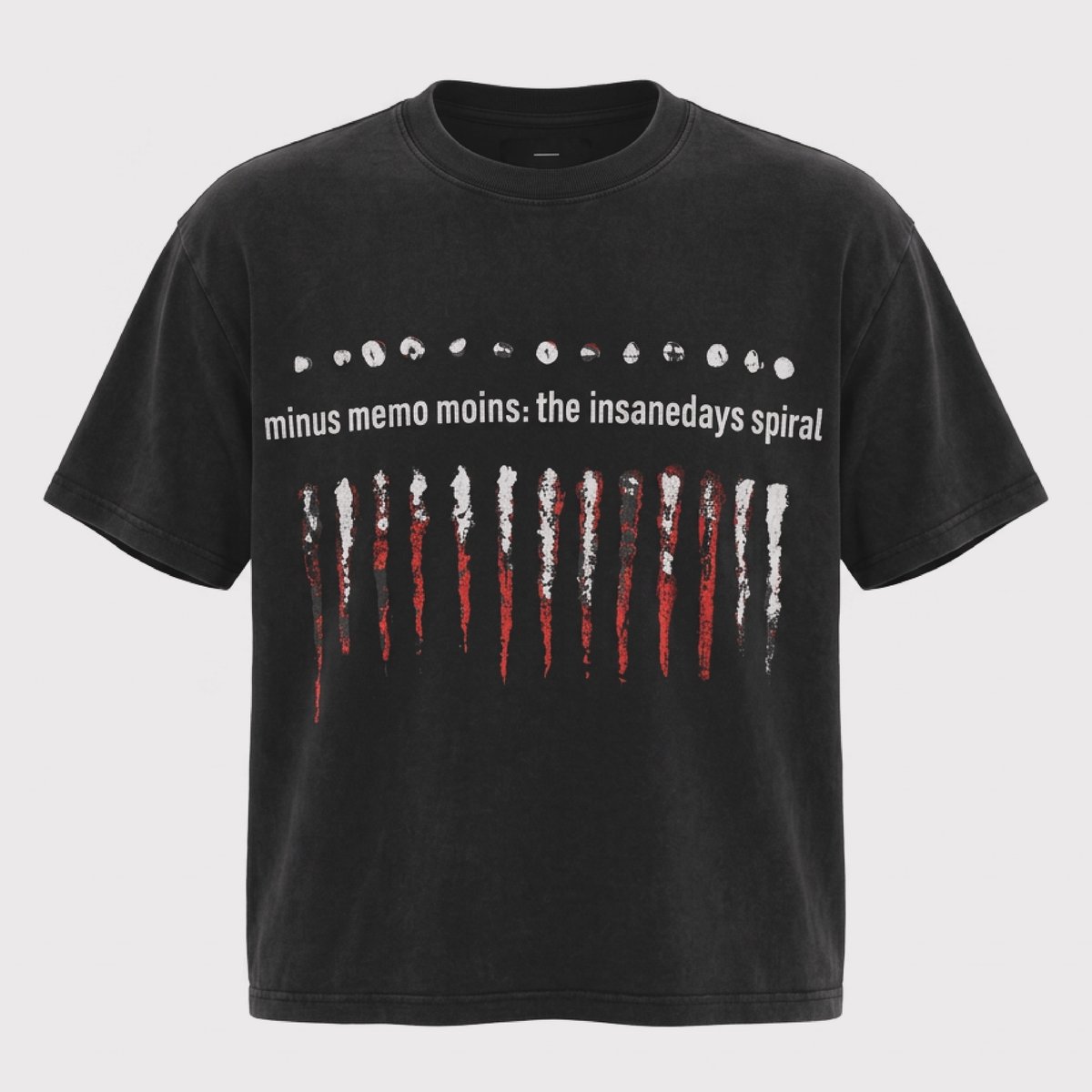Bootleg Tee(ERROR S)5YEARS BLACK | MINUS OFFICI