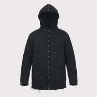 Home Chore With Damaged(INLAY DENIM)BLACK