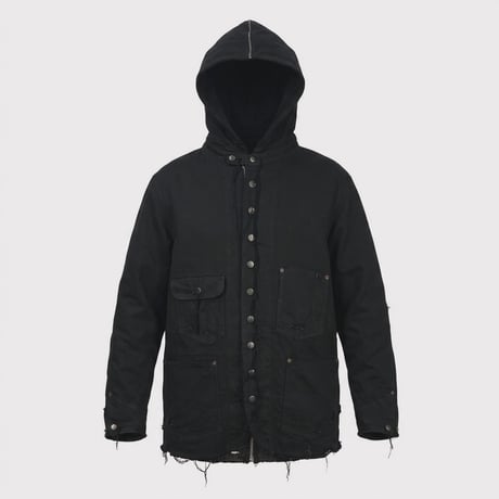 Home Chore With Damaged(INLAY DENIM)BLACK