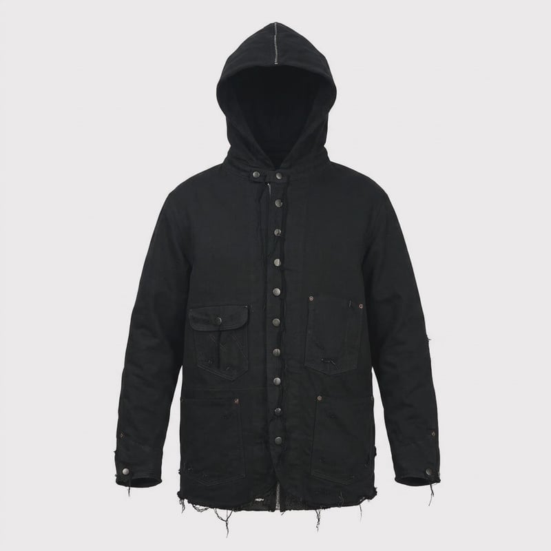Minus ブラックフリンジ ジャケット CATEGORY Outer | MINUS OFFICIAL ONLINESTORE