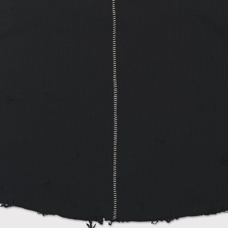 Combat Long Thermal With Damaged(CLASSIC WAFFLE KNIT) BLACK