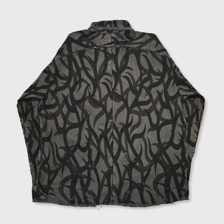 Tribal Camouflage Slash Seam Mountain With Chinstrap 20 Years BK(AGED TWILL)