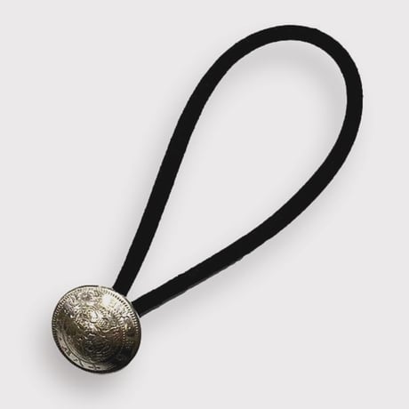KOSEN HAIR TIE(VINTAGE JAPANESE COINS)SILVER