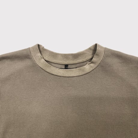 Combat Long Thermal With Damaged(CLASSIC WAFFLE KNIT) SAND