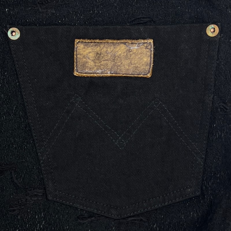 Twist Seam Lot.20603T R&D(100YEARS DENIM) BLACK