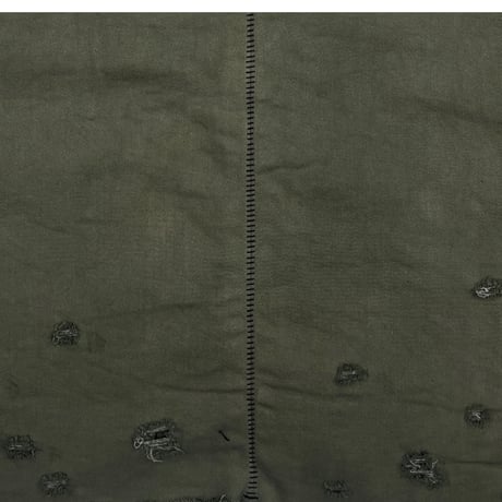 Home Chore With Damaged(INLAY DENIM)OLIVE