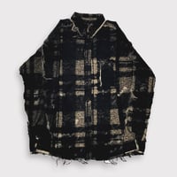 TIMELESS CUT OFF 1B MOHAIR CARDIGAN MIDNIGHT(I