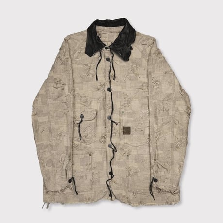 Rustic Collar Chore Jacket Boro Crust(SAND)