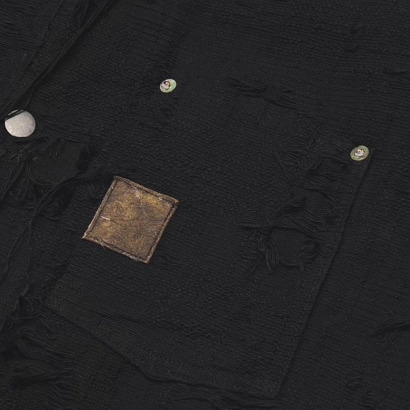 Rustic Collar Chore Jacket Boro Crust(NOIR) | M